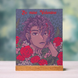 Be mine Valentine Acrylschild
