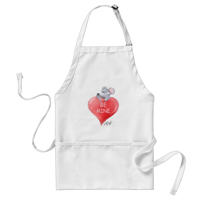 Be Mine Valentine Apron Schürze (Vorne)