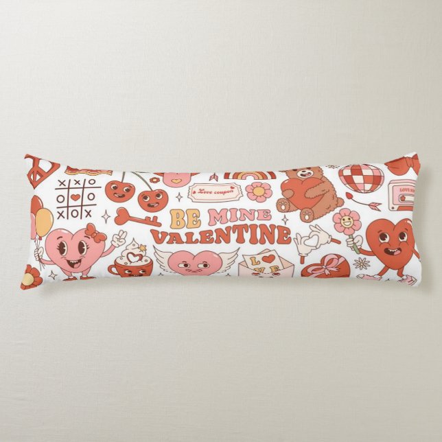 Be Mine Valentine Seitenschläferkissen (Vorderseite)