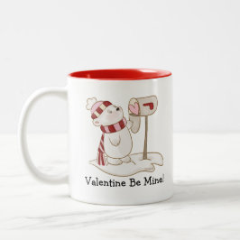 Be Mine Valentine Zweifarbige Tasse