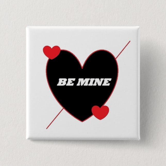 "BE MINI" HERZ BUTTON (Vorderseite)