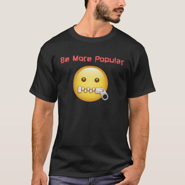 Be More Popular Be Silent Reduce Noise Pollution   T-Shirt (Vorderseite)