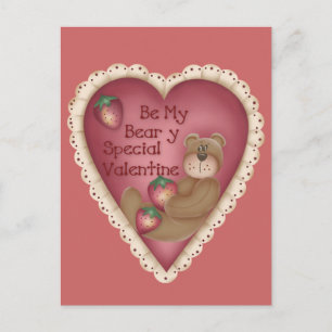 Be My Beary Special Valentine Cartes postales