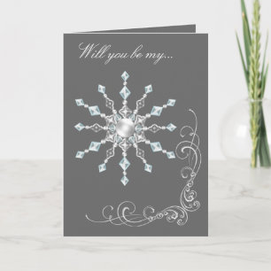 Be My Bridesmaid or Maid of Honor Card Einladung