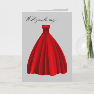 Be My Bridesmaid or Maid of Honor Card Einladung