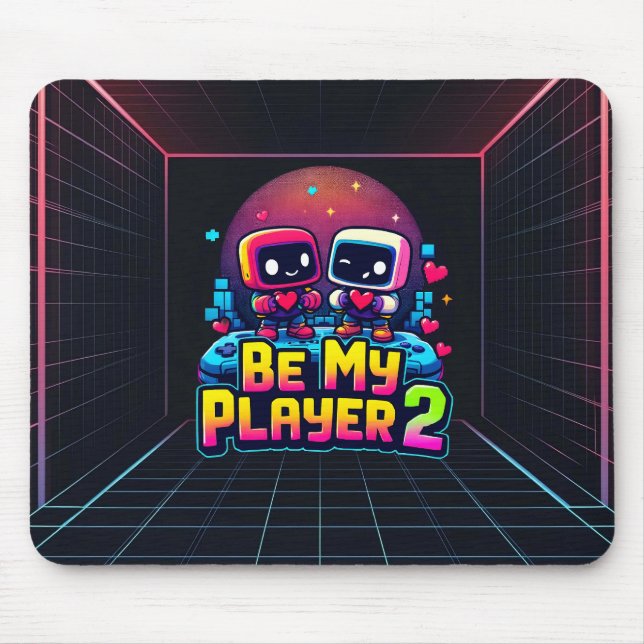 Be My Player 2 Mousepad – Romantic Gaming Accessor (Vorne)