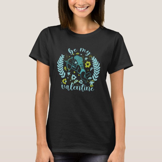 be my valentine cupidon T-Shirt (Vorderseite)