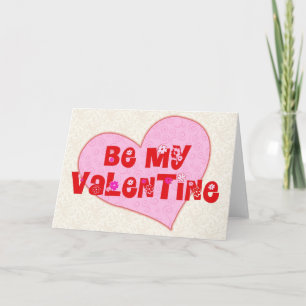 Be My Valentine Feiertagskarte