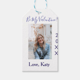 Be my valentine love name purple year photo simple geschenkanhänger