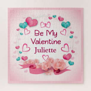 Be My Valentine Personnalisé jigsaw Puzzle