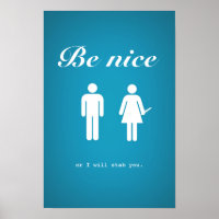 Be nice poster (version subtile)