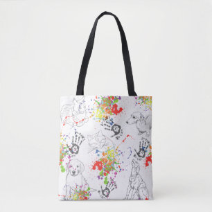 Be-Paws Nous nous soucions du Sac fourre-tout