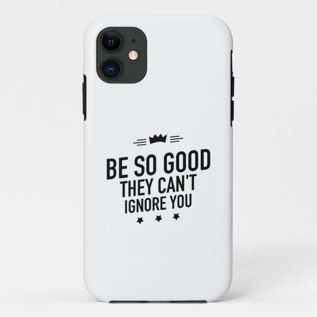 Be so good black Case-Mate iPhone hülle (Rückseite)
