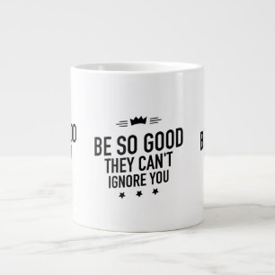 Be so good black Jumbo-Tasse