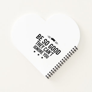 Be so good black notizbuch