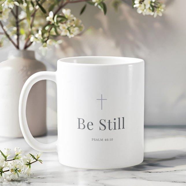 Be Still Christian Mug – Psalm 46:10 Scripture Kaffeetasse (Von Creator hochgeladen)