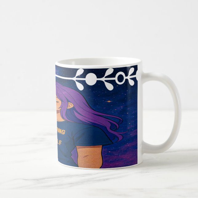 Be Strong for Yourself – Inspirational Anime Mug (Droite)