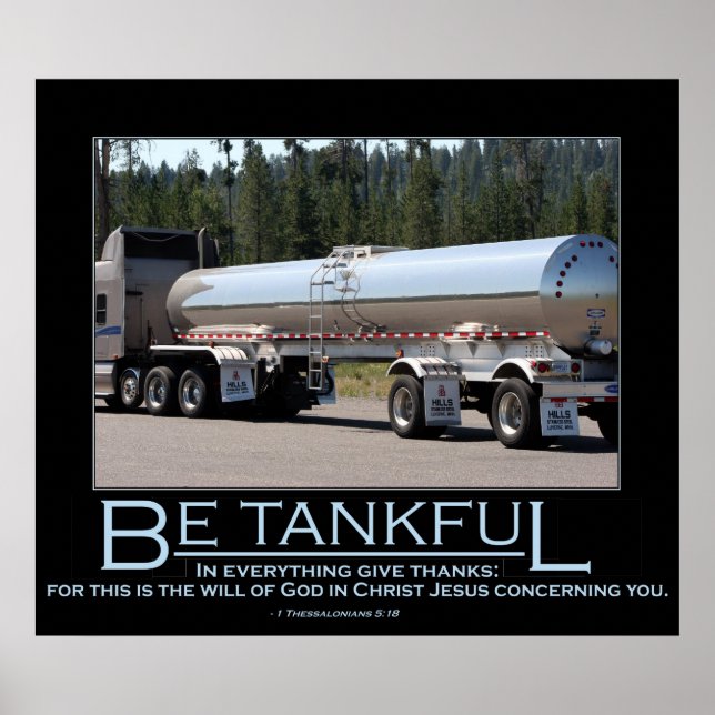 Be Tankful Poster (Vorne)