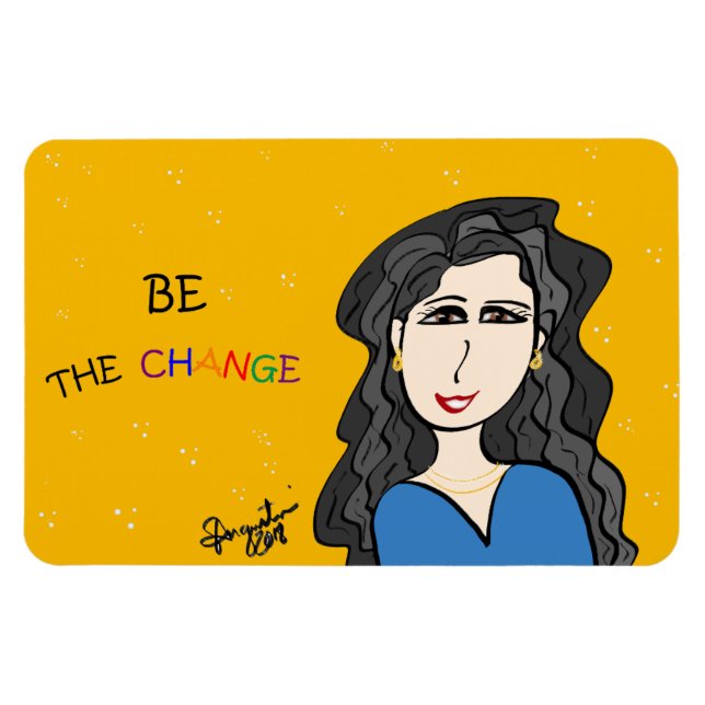 BE THE CHANGE MAGNET (Horizontal)
