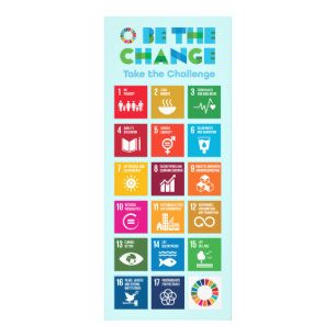Be the Change Motivational Poster Wall Art