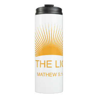 Be The Light Matthew 5:14 – Christian Thermosbecher