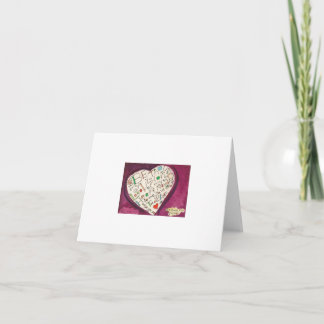 Be Thou My Vision note card. Karte