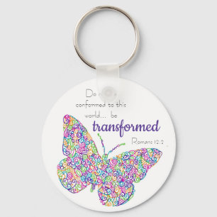 "...Be transformierte" Schmetterling-Schlüsselanh Schlüsselanhänger