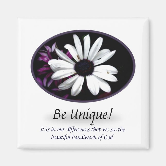 Be Unique Magnet (Vorne)