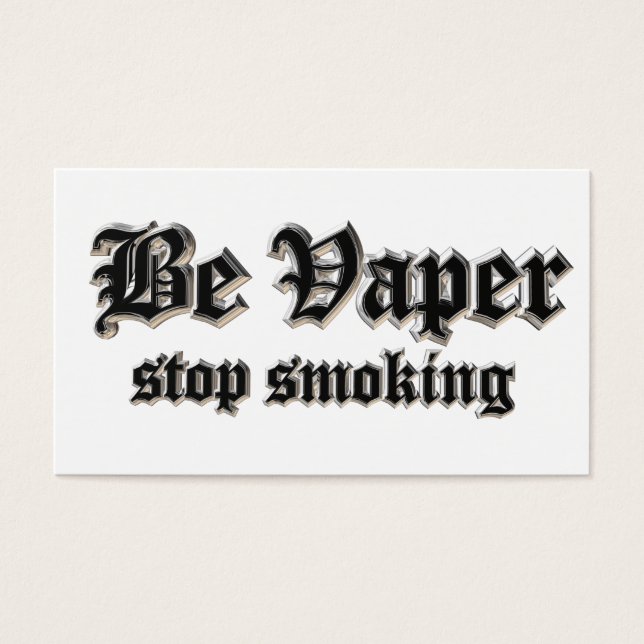Be vaper (Devant)