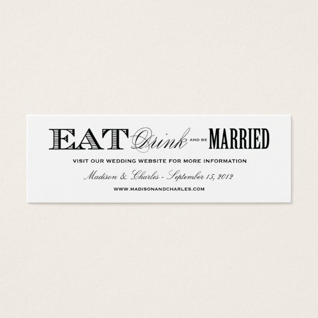 & BE VERHEIRATET | WEDING WEBSITE CARDS (Vorderseite)
