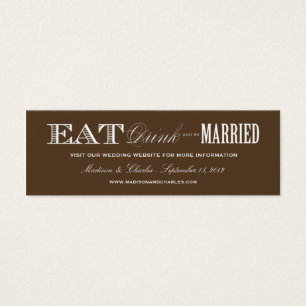 & BE VERHEIRATET WEDING WEBSITE CARDS