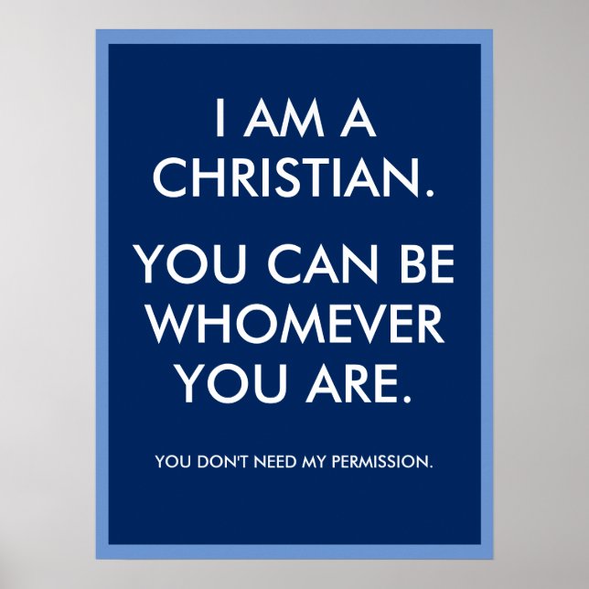 Be Who You Are Poster (Vorne)