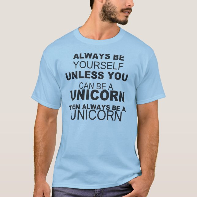 Be Yourself ,be a Unicorn - T-Shirt -Girls (Vorderseite)