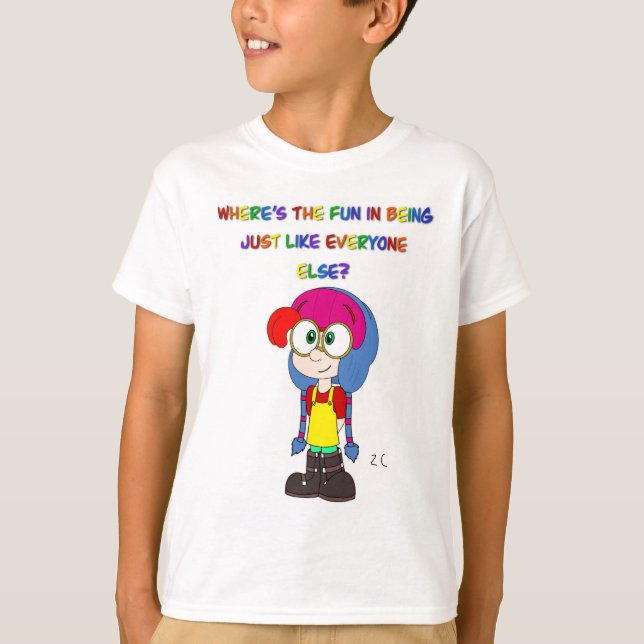 Be yourself shirt (Vorderseite)