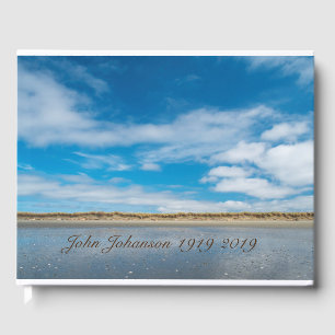 Beach and Sky Funeral Gästebuch