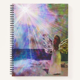 Beach Angel of Light Journal Notebook Notizbuch