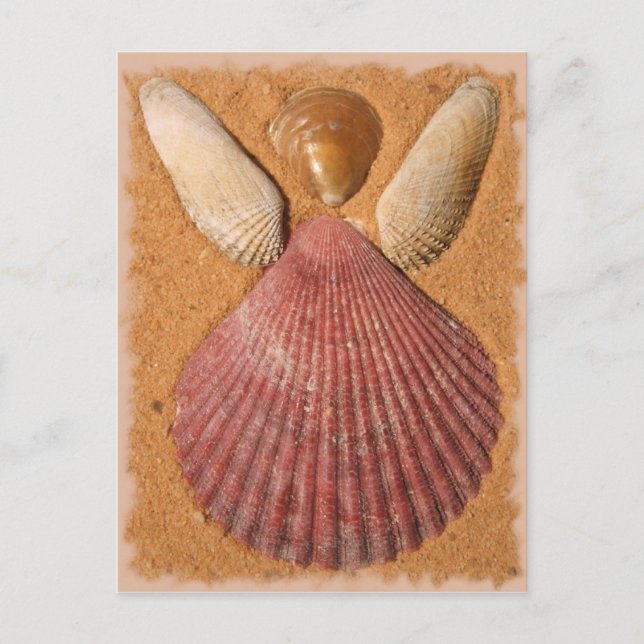 Beach Angel Postcard Postkarte (Vorderseite)