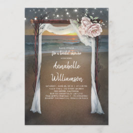 Beach Arch | Sea Sunset Brautparty Einladung