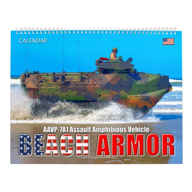 BEACH ARMOR - Angriff Amphibienfahrzeug Kalender (Titelbild)