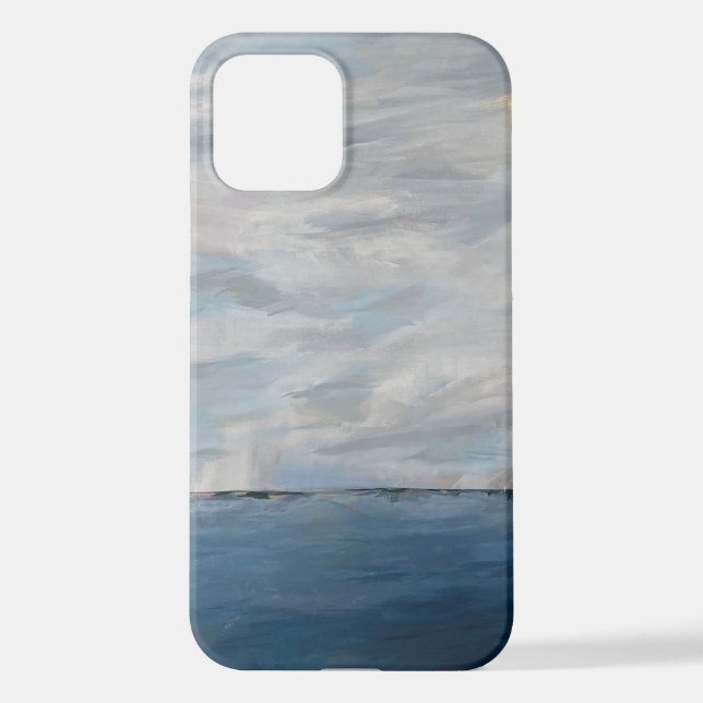 Beach Art Iphone Case 12 Hülle (Rückseite)