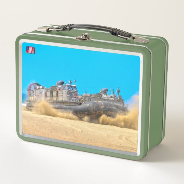 BEACH ASSAULL - LCAC METALL BROTDOSE (Vorderseite)
