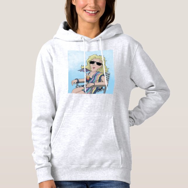 Beach Babe Sweat - shirt à capuche (Devant)