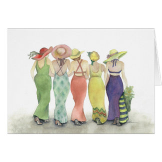 Beach Babes tanzen in der Regenkarte