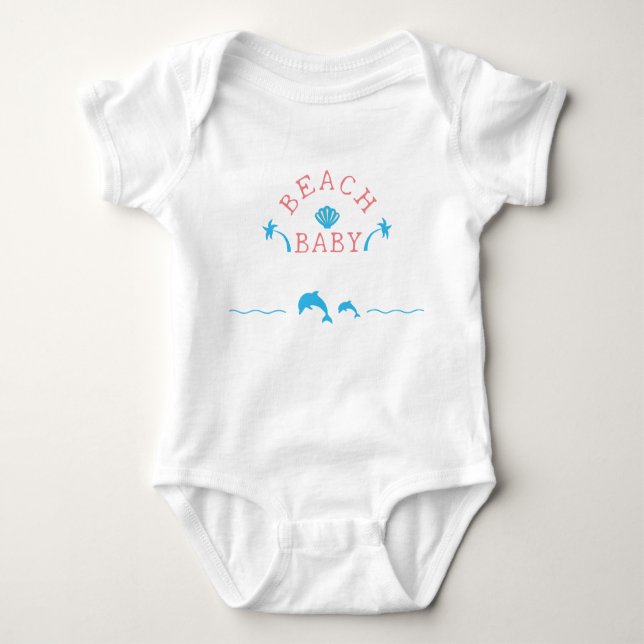 Beach Baby Strampler (Vorderseite)