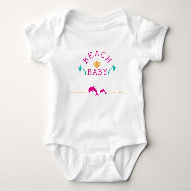 Beach Baby Strampler (Vorderseite)