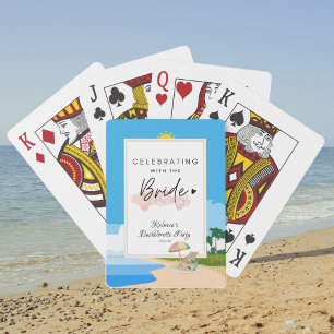 Beach Bachelorette Henne-Party Spielkarten