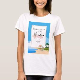 Beach Bachelorette Hens Party nach Maß T-Shirt