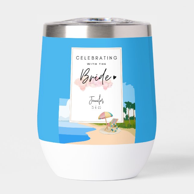 Beach Bachelorette | La fête des poules customisée (Avant)