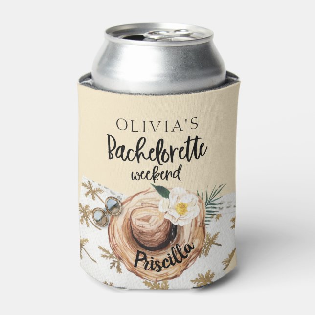 Beach Bachelorette Weekend Can Cooler Dosenkühler (Kanne Vorderseite)