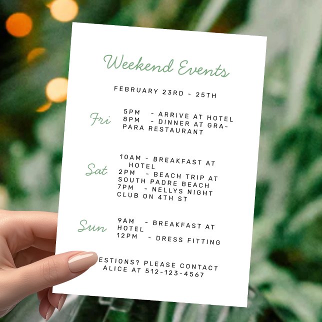 Beach Bachelorette Wochenende Einladung (Von Creator hochgeladen)